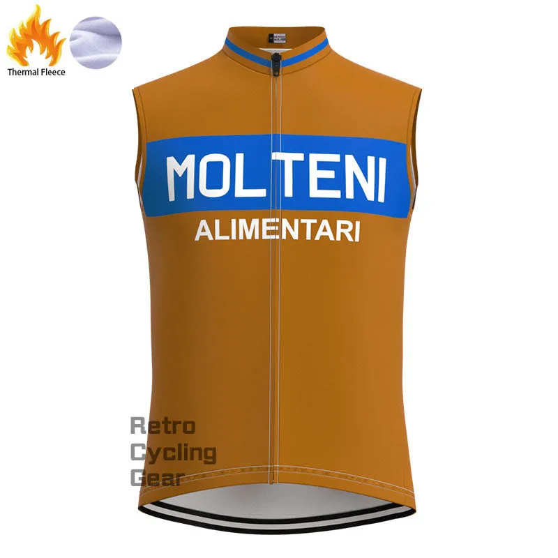 Molteni Brown Fleece Retro Cycling Kits
