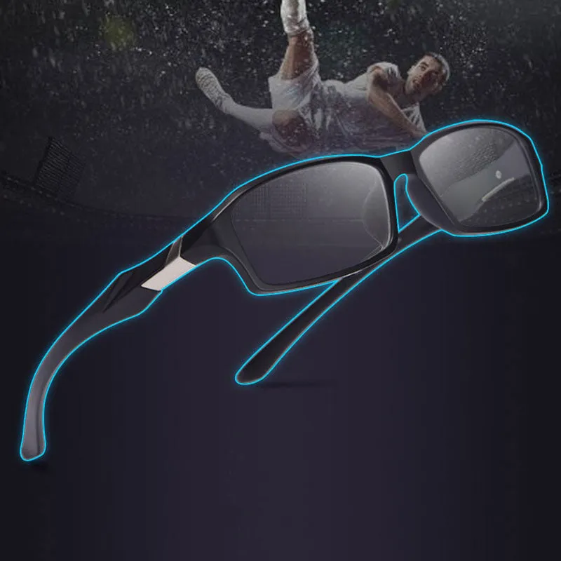 Zirosat Men's Full Rim Rectangle Tr 90 Sport Eyeglasses 6059