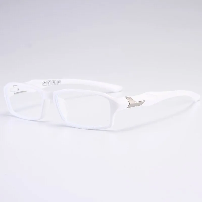 Zirosat Men's Full Rim Rectangle Tr 90 Sport Eyeglasses 6059